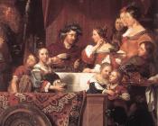 简德布雷 - The de Bray Family, The Banquet of Antony and Cleopatra